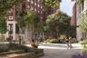 Trillium Green Vein pedestrian garden — landscaped public realm Paddington Green new development W2