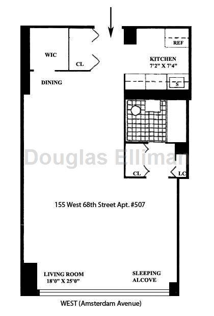 **Prime West side Location W.68st Jr.one bedroom ** W/D IN UNIT  **