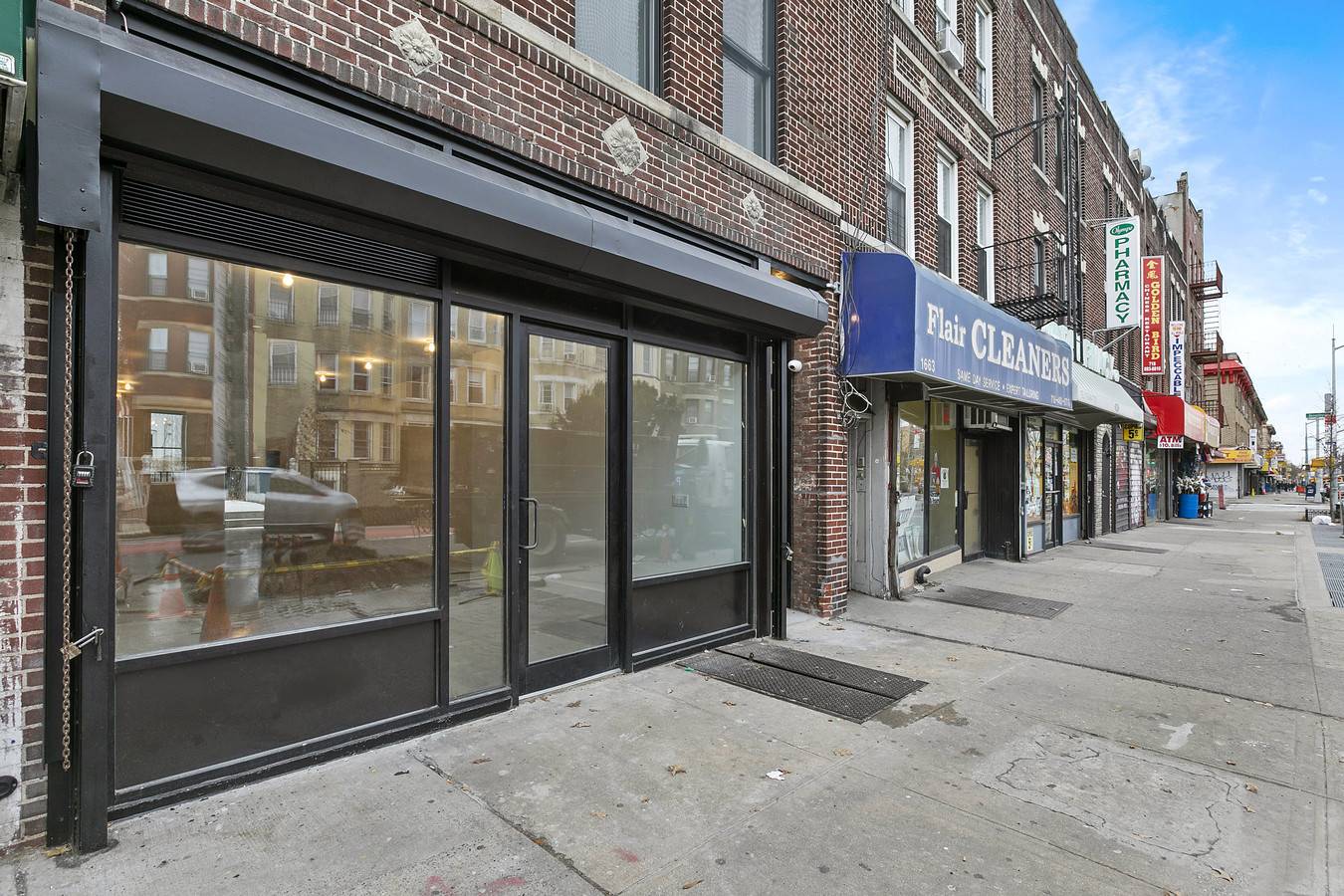 Ground floor commercial space on Nostrand Ave