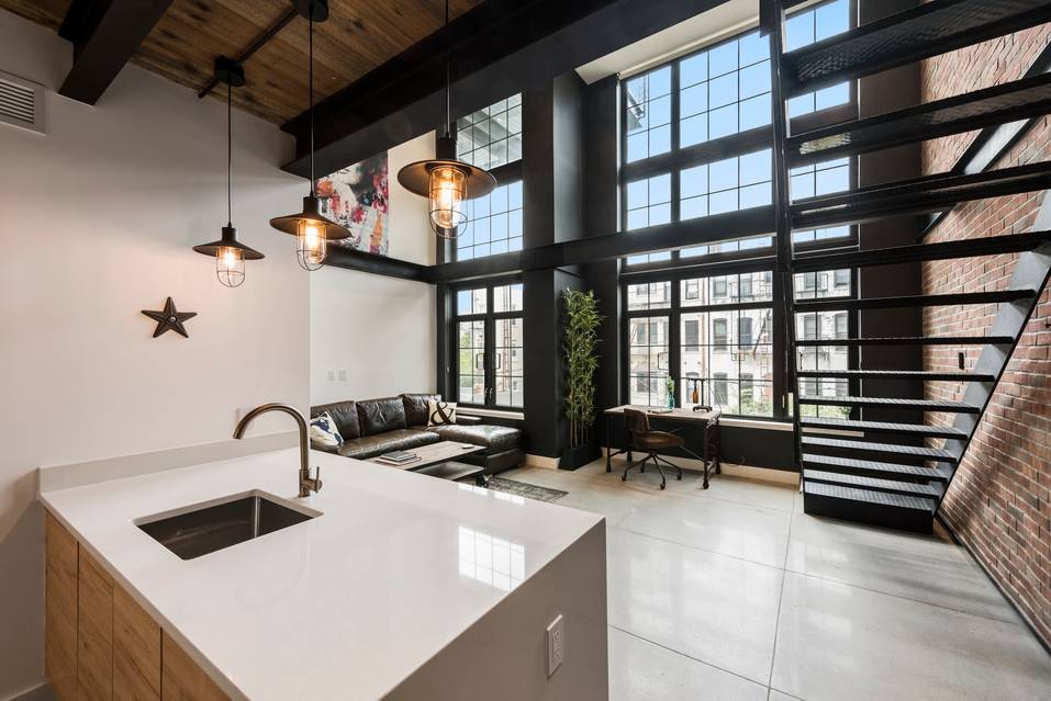 Rarely Available, Rustic Modern LOFT w/ Double Height Ceilings by McCarren Park!