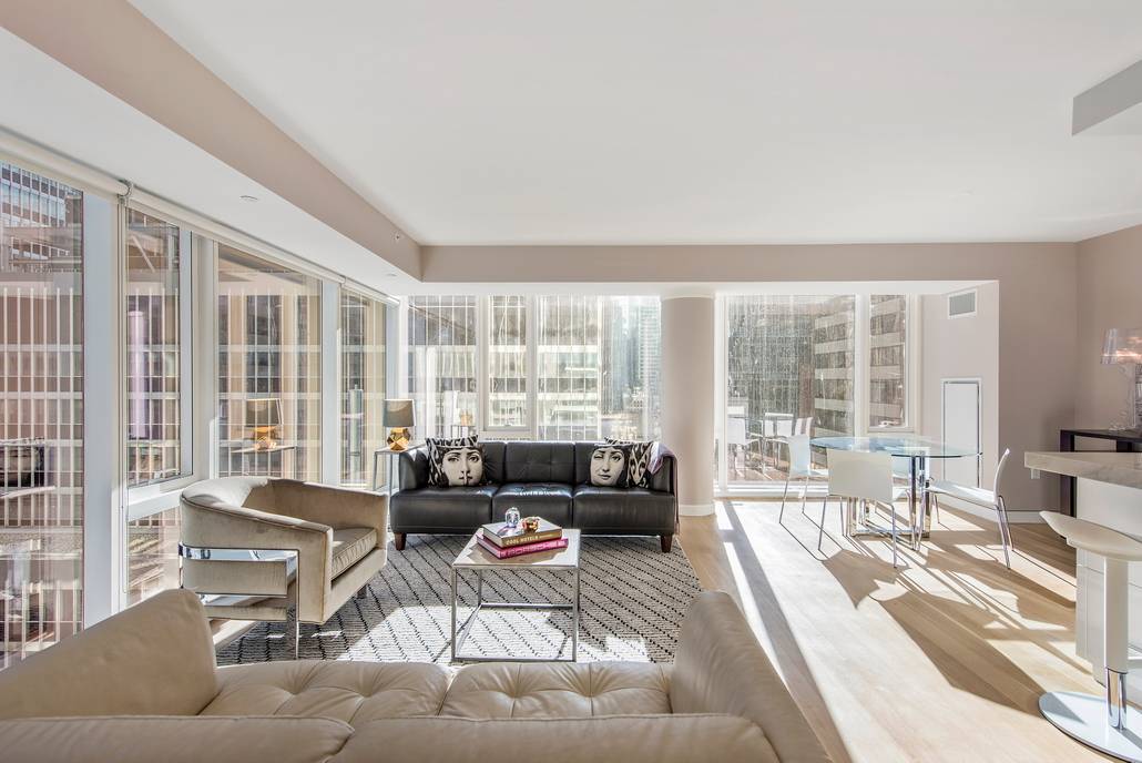 ULTRA LUXURIOUS 135 WEST 52ND STREET CONDO | CETRA RUDDY DESIGNED PRISTINE FURNISHED THREE BEDROOM