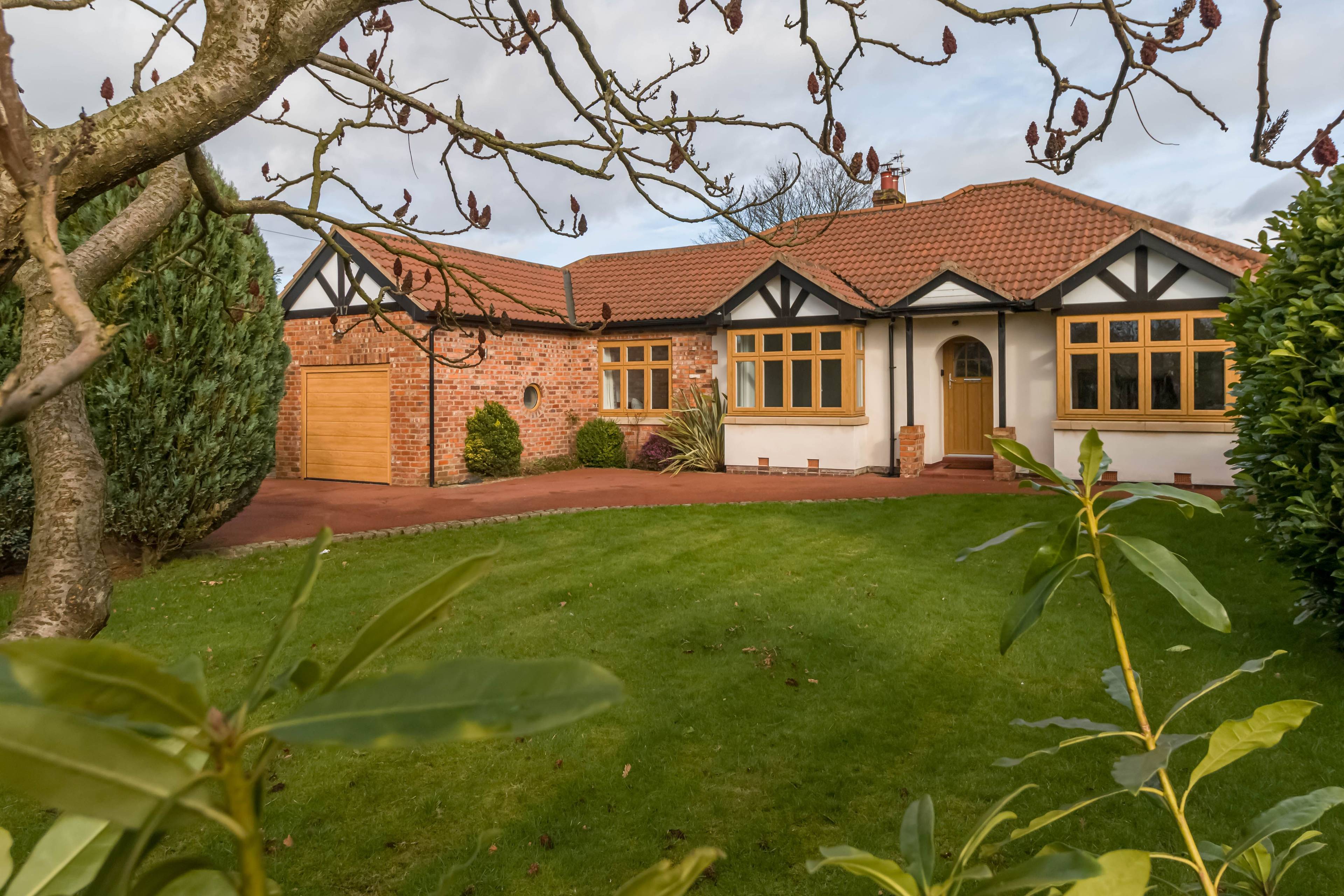 A stunning newly renovated 3 bedroom detached bungalow finished to the highest specification throughout. Landscaped gardens to front & rear in a desirable location opposite open farmland. Situated on approximately 1/5 acre.