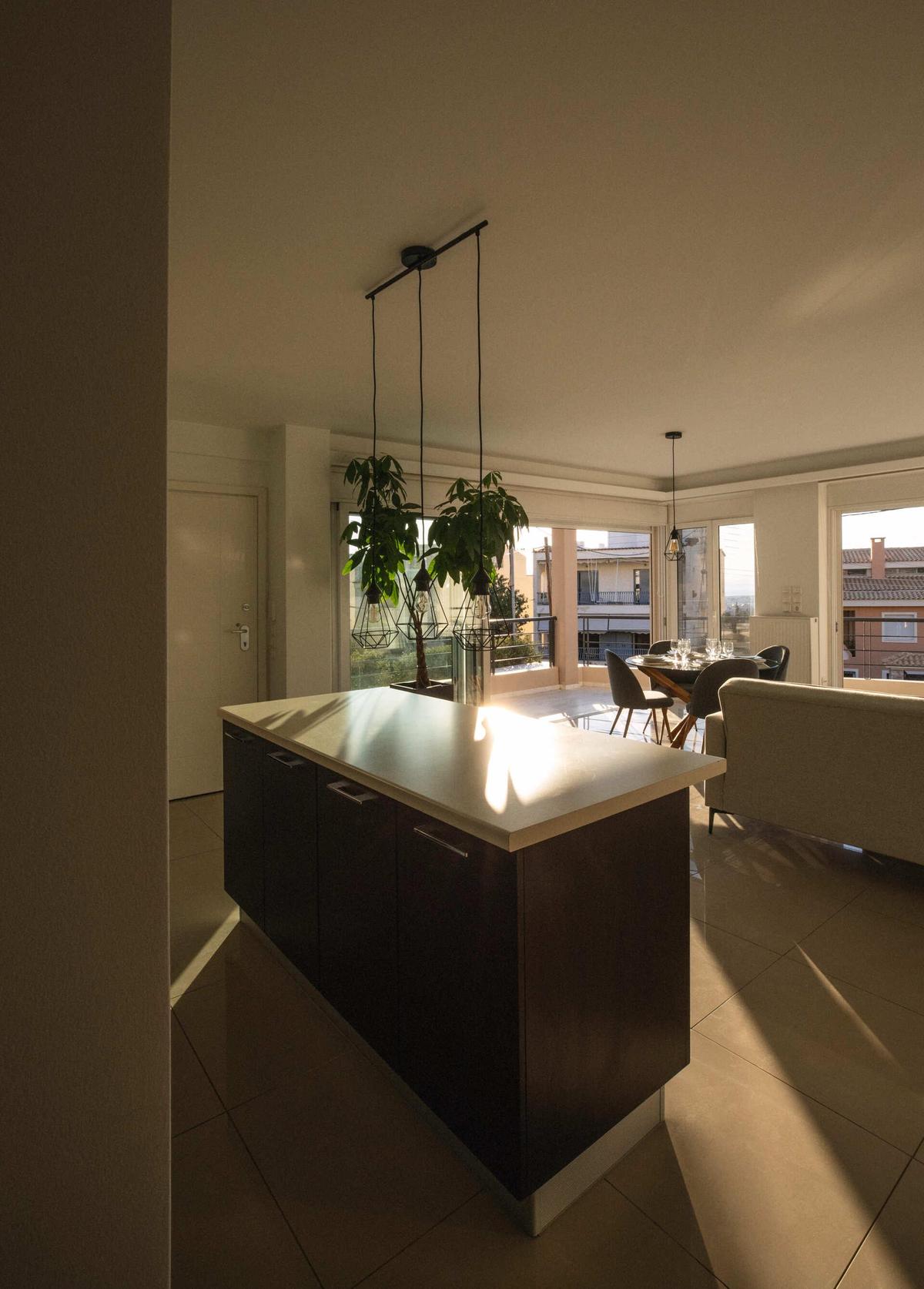 2-bed Apartment for Rent in Voula - Athens - Kitchen Sunset