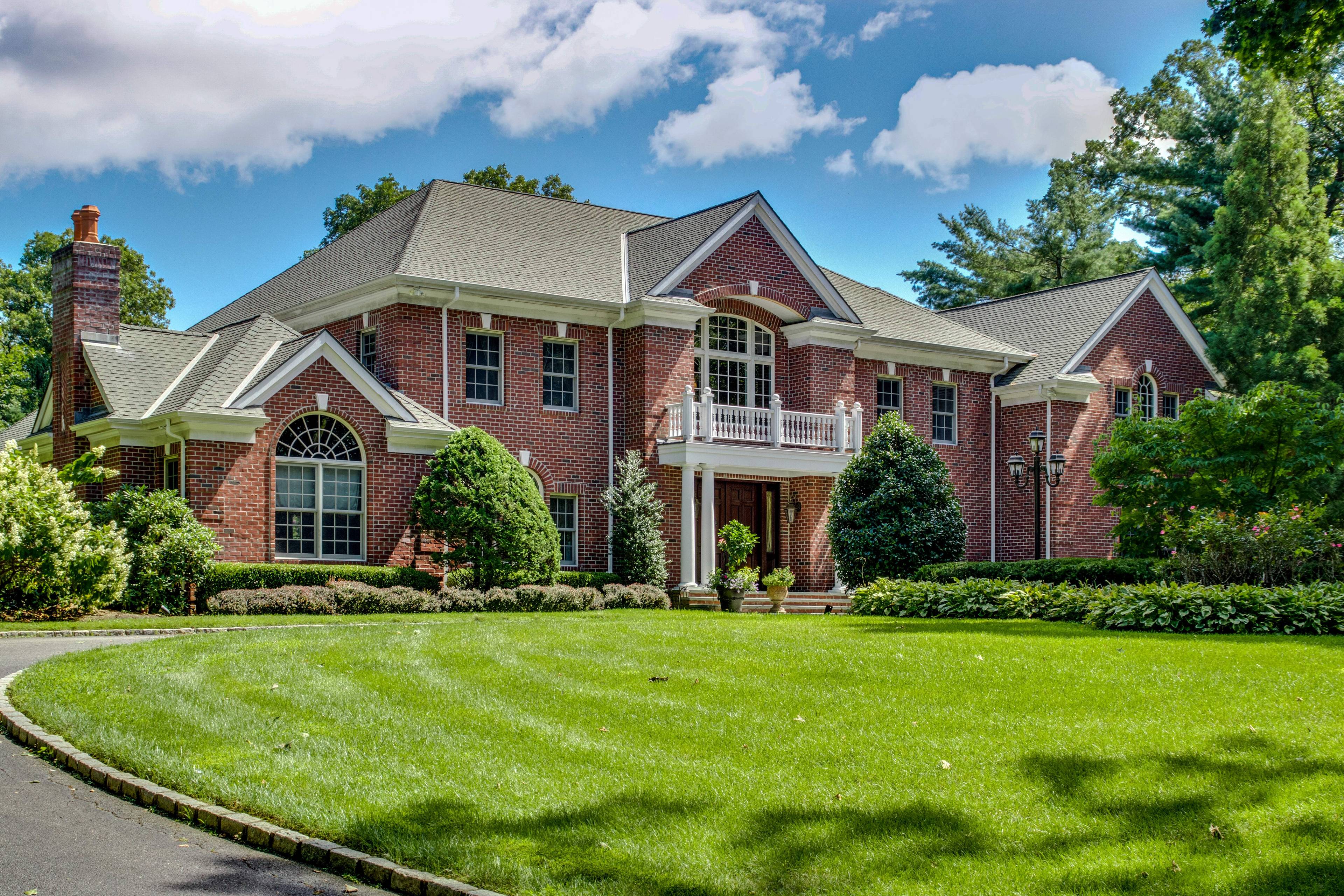 Extraordinary Private Brick Colonial on 2+ Acres