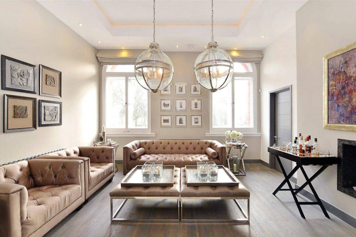 A spectacular three-bedroom interior designed apartment for sale in Hyde Park, W2.