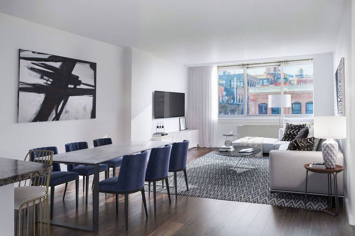 NEWLY RENOVATED MODERN 2 BED/ 2 BATH APARTMENT IN TRENDY LOWER EAST SIDE | NO FEE | DOORMAN | DECK | W/D UNIT