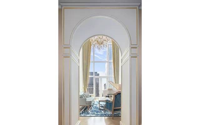 Fully Furnished, 2,861 square foot four-bedroom four and half bathroom duplex home at The Four Seasons Private Residence