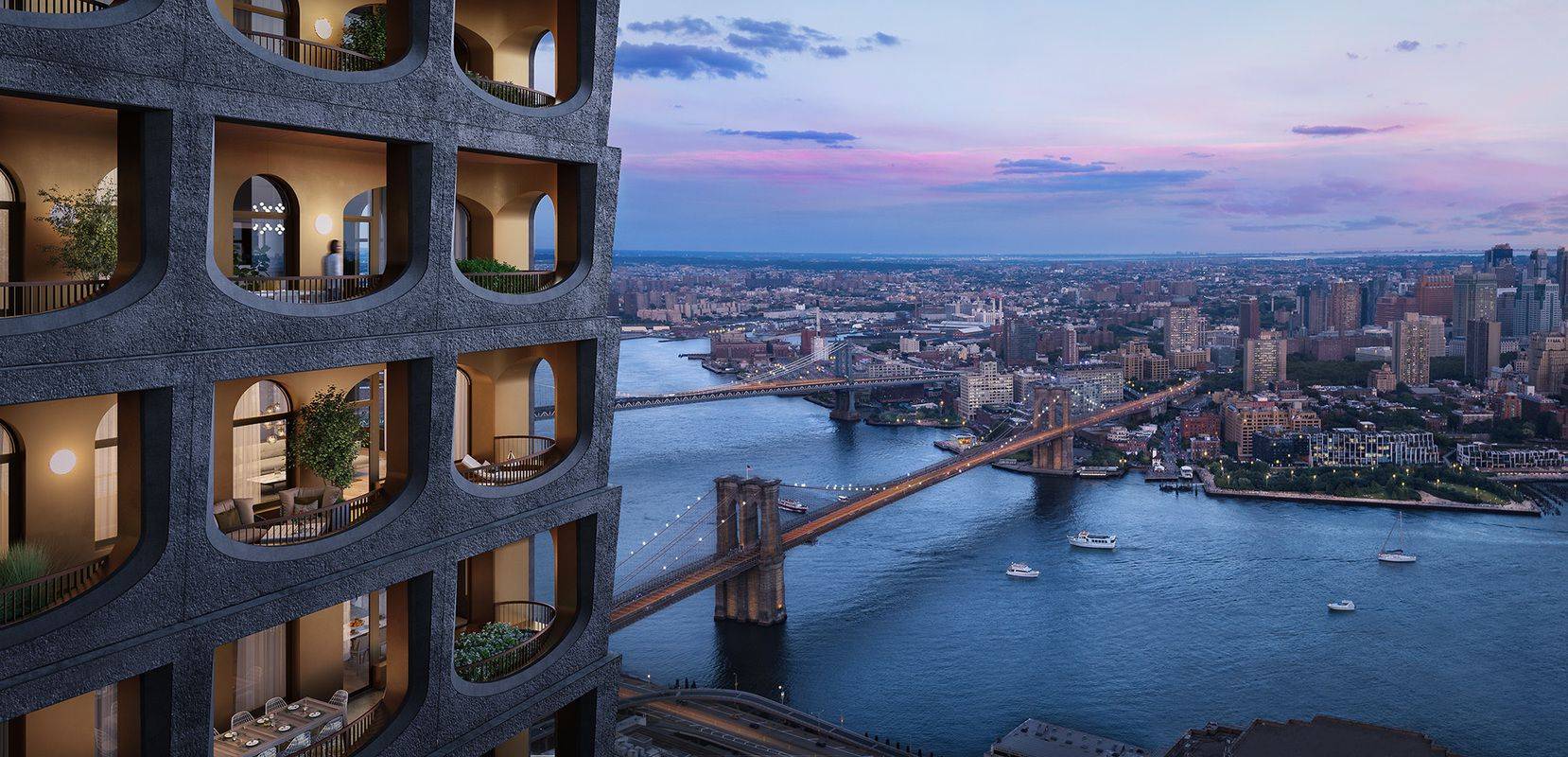 다운타운 맨해튼 신축 콘도 | 저명한 건축가의 유니크한 디자인 외관과 최신 시설이 돋보이는 콘도미니엄!