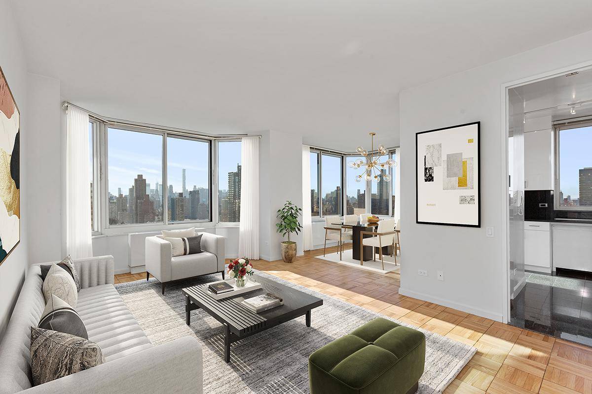 Upper East Side 2 Bedroom 2 Bathrooms, Convertible 3 Bed, Pass thru Kitchen with Dining Area, Washer and Dryer,High Ceilings, Swimming Pool, No Fee
