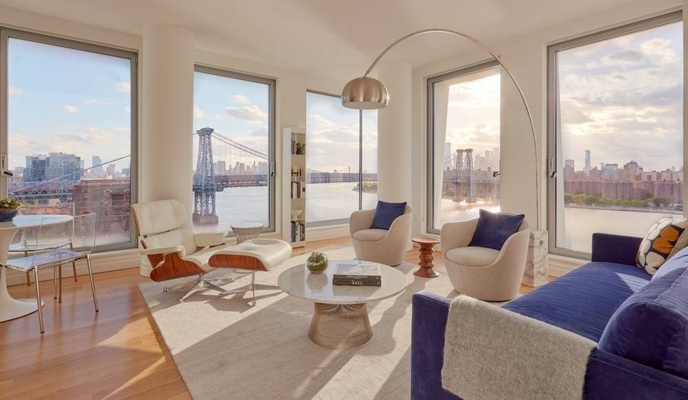 *2 Months Free* Williamsburg *Corner 2 BED/ 2 BATH* Waterside Luxury Architectural Skytower/Rooftop Pool/ Business Center Conference Rooms/Williamsburg Bridge Views
