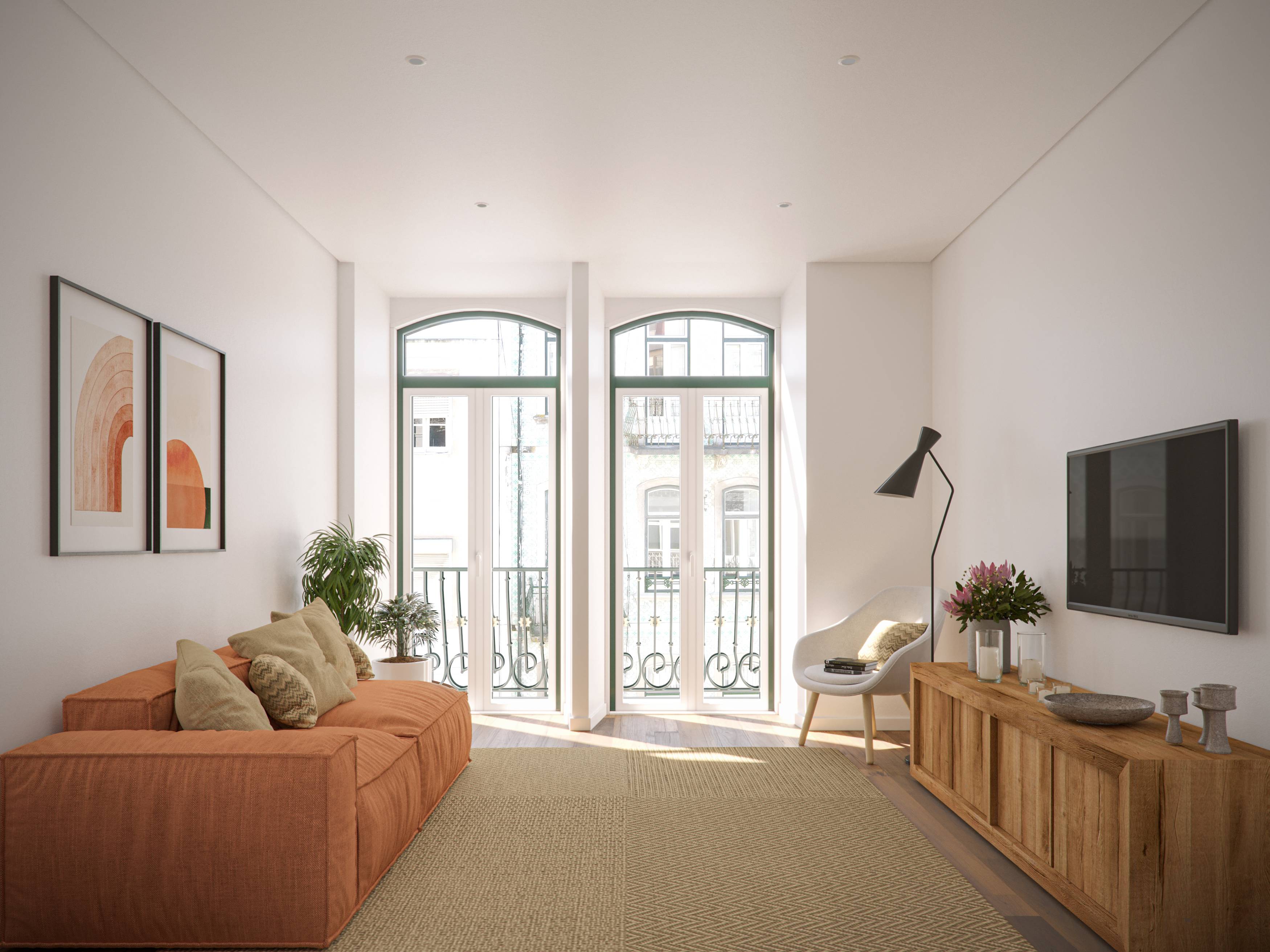One bedroom Apartment in Apart-Hotel in the heart of Lisbon | Rehabilitation Project | Golden Visa Eligible