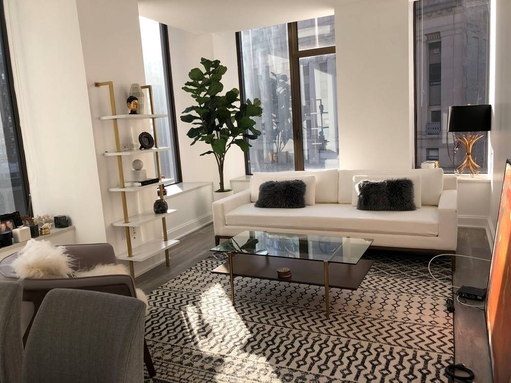 No Fee | 2bed/2bath Corner Apartment in Luxury FiDi Building | Washer/Dryer in Unit