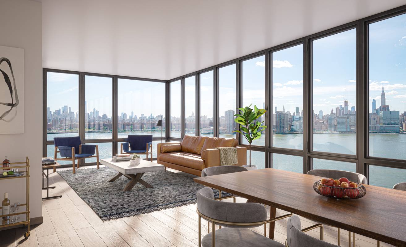 FREE RENT SPECIAL, 2BR 2 Bath Open Space in Stunning Greenpoint Luxury Building