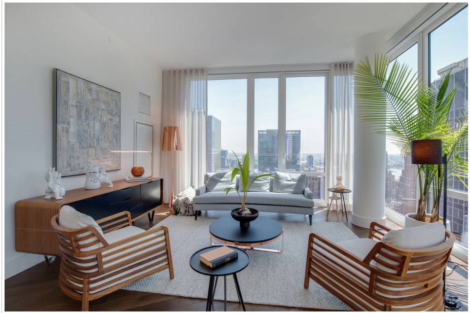 Beautiful 2Bed/2Bath with Triple Exposure and Floor to Ceiling Windows. No Fee!