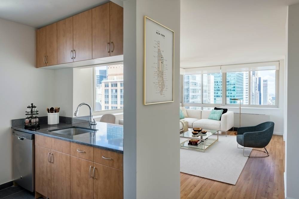 No Fee 2 Beds/2 Baths Luxury Amenity Filled Building in Midtown South/W/D in Unit!