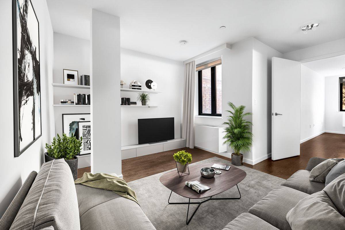 No fee, 1 bed/ 1 bath Luxury Apartment in East Village with Luxe Amenities, W/D in unit