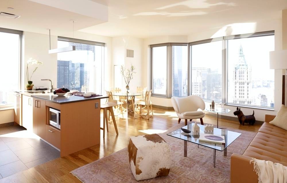 Live Above It All At The Most Sought After Rental Buildings in the Financial District. 2Bed/2Bath  with Washer/Dryer in Unit and Beautiful Hardwood Floors throughout. No Fee!