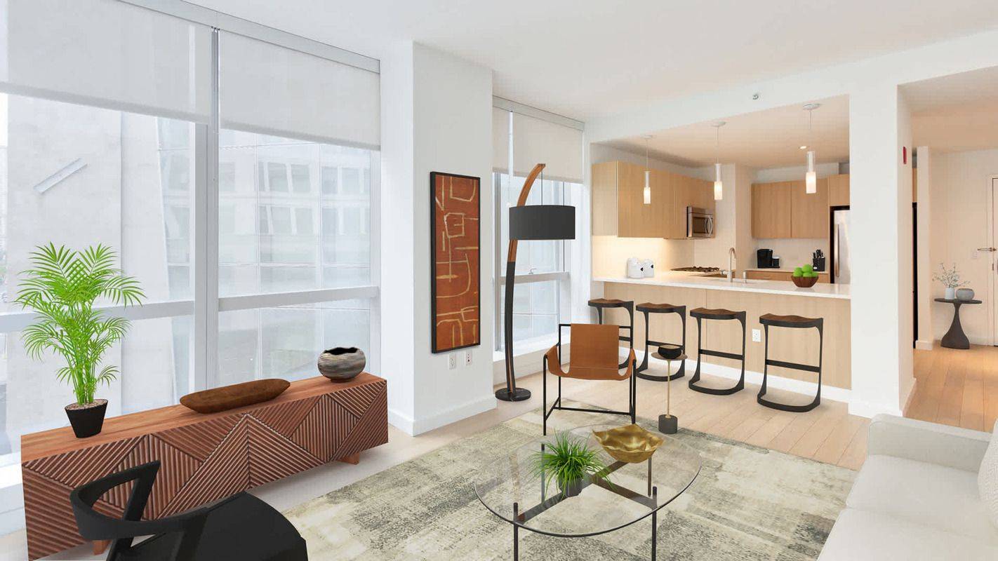 No Broker Fee! Studio Apartment in Sensational Glass Tower on Park Ave