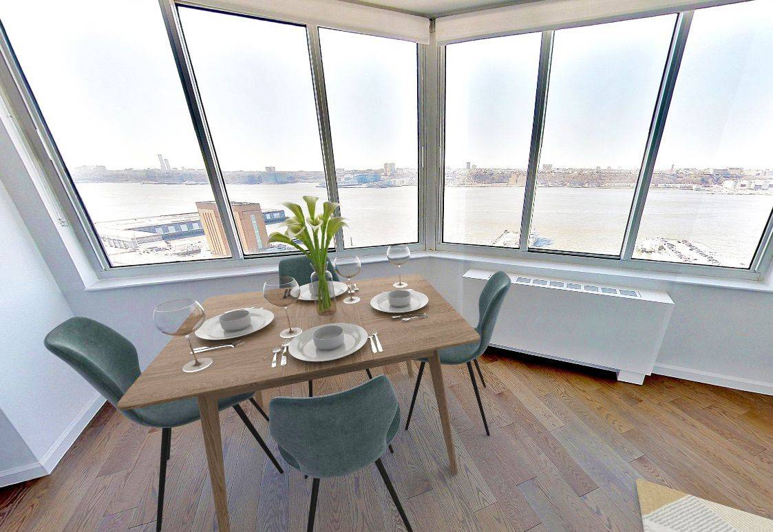 2 Bed, 2 Bath With Stunning Hudson Views !