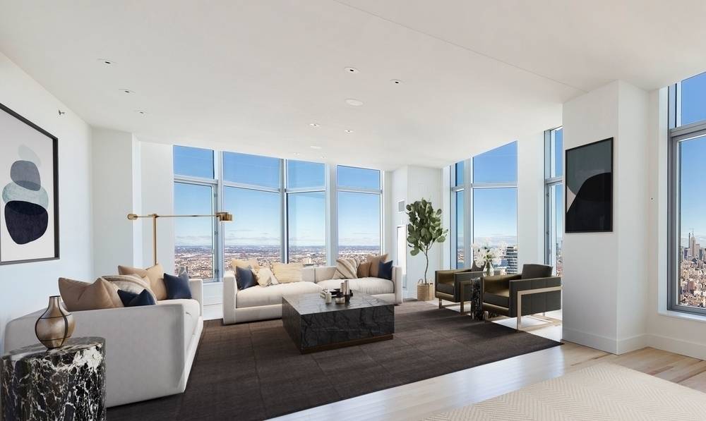 3BR/3.5BA Penthouse in Unique Luxury FiDi High-Rise