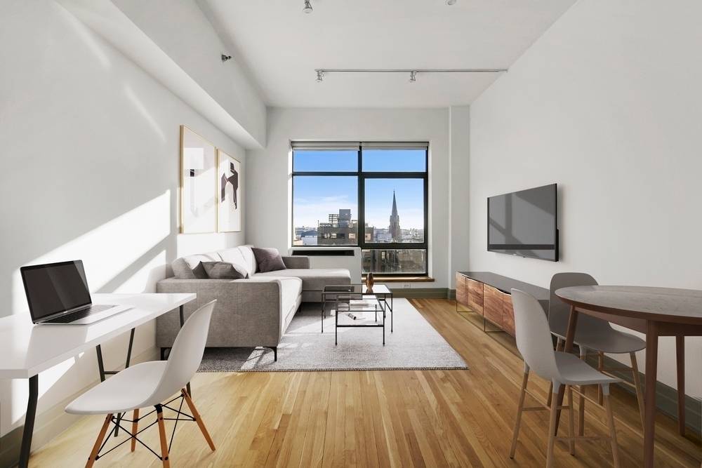 Beautiful South Facing 1BD/1BA in Brooklyn Heights with Gourmet Chef's Kitchen, WIC, Tons of Light, No Fee