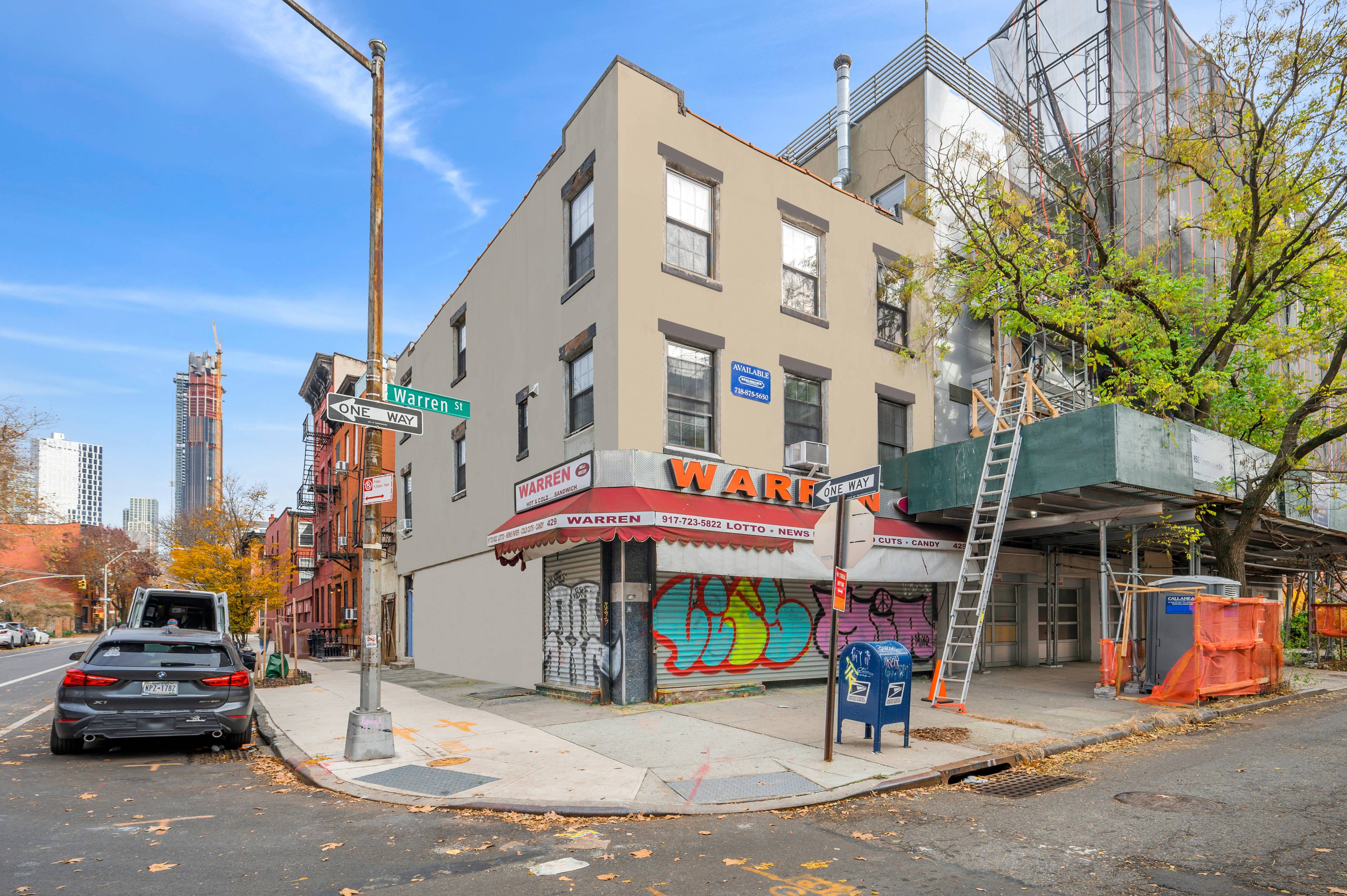 3 story mixed-use building in Boerum Hill