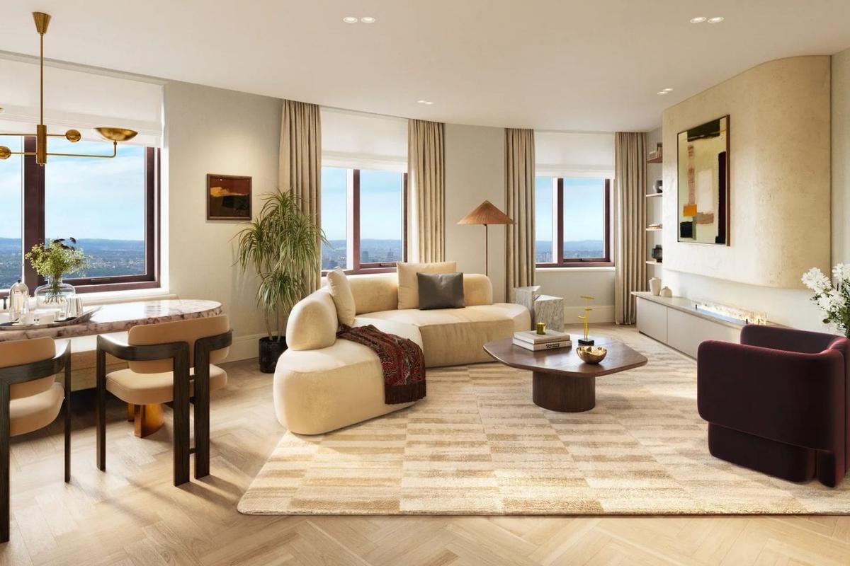 Trillium W2 BradyWilliams interior design — luxury open-plan living room new build London W2