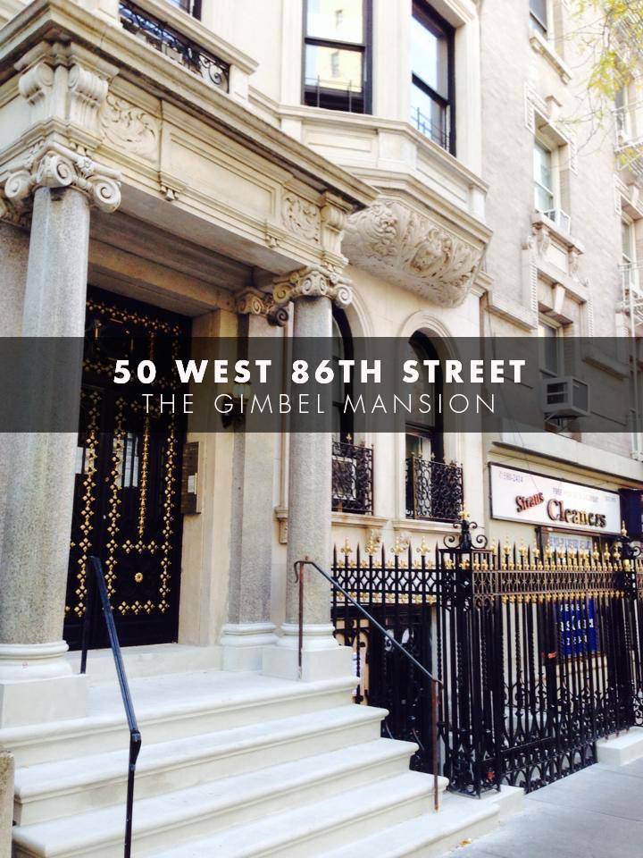 50 West 86th Street - The Gimbel Mansion