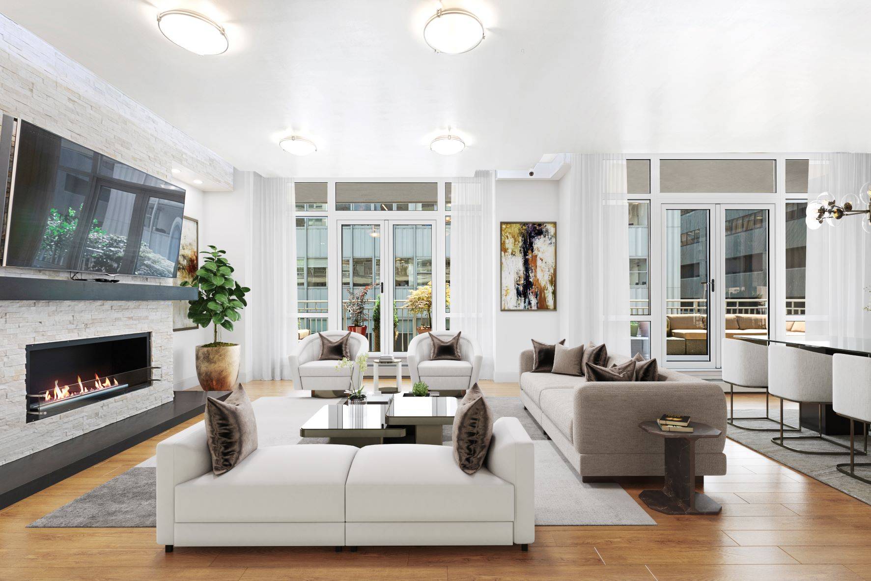 Financial District PENTHOUSE with 600sqft OUTDOOR SPACE