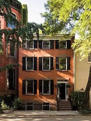 One-of-a-kind 25-foot-wide townhouse located on a coveted West Village block.