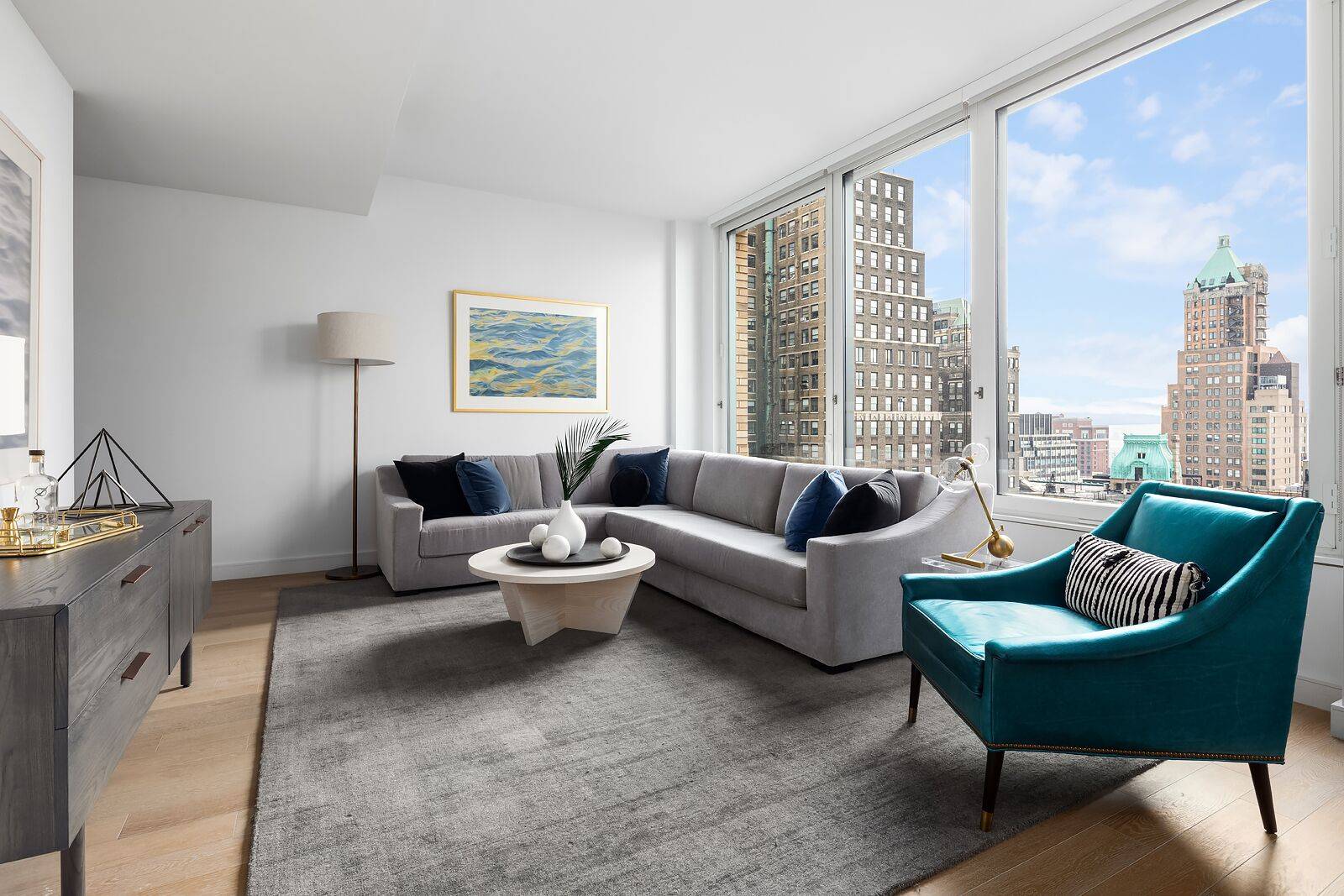 Brooklyn Heights *Three Bedroom-Two Bath Full Floor* Private Balcony / Hi-Rise/ Luxury Amenity / 24-Hour Concierge / Outdoor Rooftop / Terrace / BBQ Space / Lounge Room / Fitness Center/ Yoga Room / Freedom Tower Views / Minutes to Manhattan