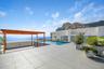 Private pool terrace, sun deck and al fresco dining area ocean views