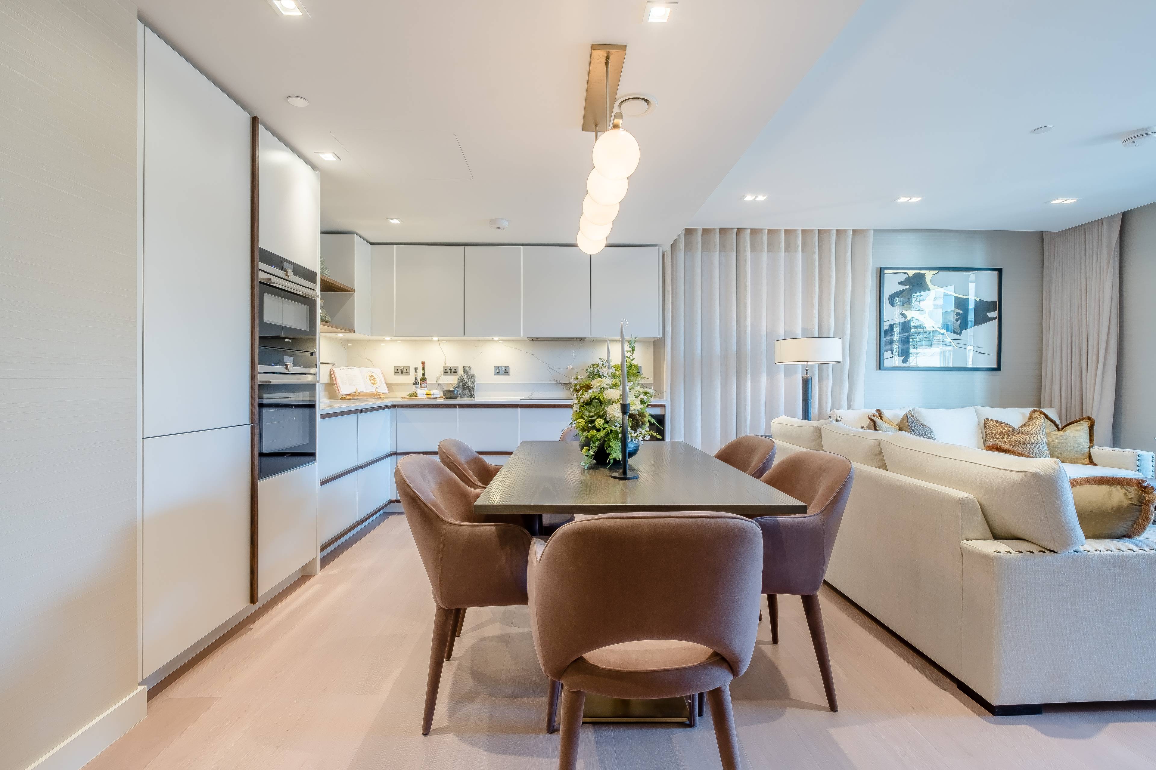 Contemporary three bedroom apartment at newly built Garrett Mansions boasting first class amenities situated moments away from fashionable Marylebone and Little Venice.