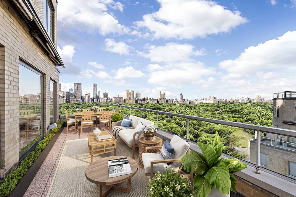 Fifth Avenue Masterpiece with Four Terraces and Prime Central Park Views