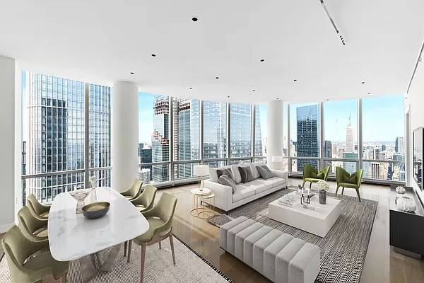 3BR/3.5BA  2,500 Sq Ft Penthouse, located in New Hudson Yards Development!