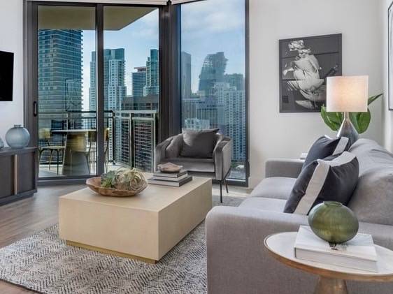 Miami Downtown Rental Apartment | Water View | 2 BED 2 BATH 1,057 SQ FT | Unit B2 $5,000