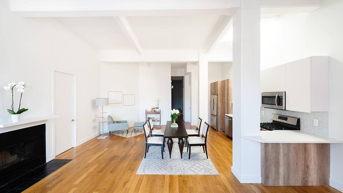 Newly Listed & Renovated Exquisite W. Greenwich Village Loft Like Large Studio