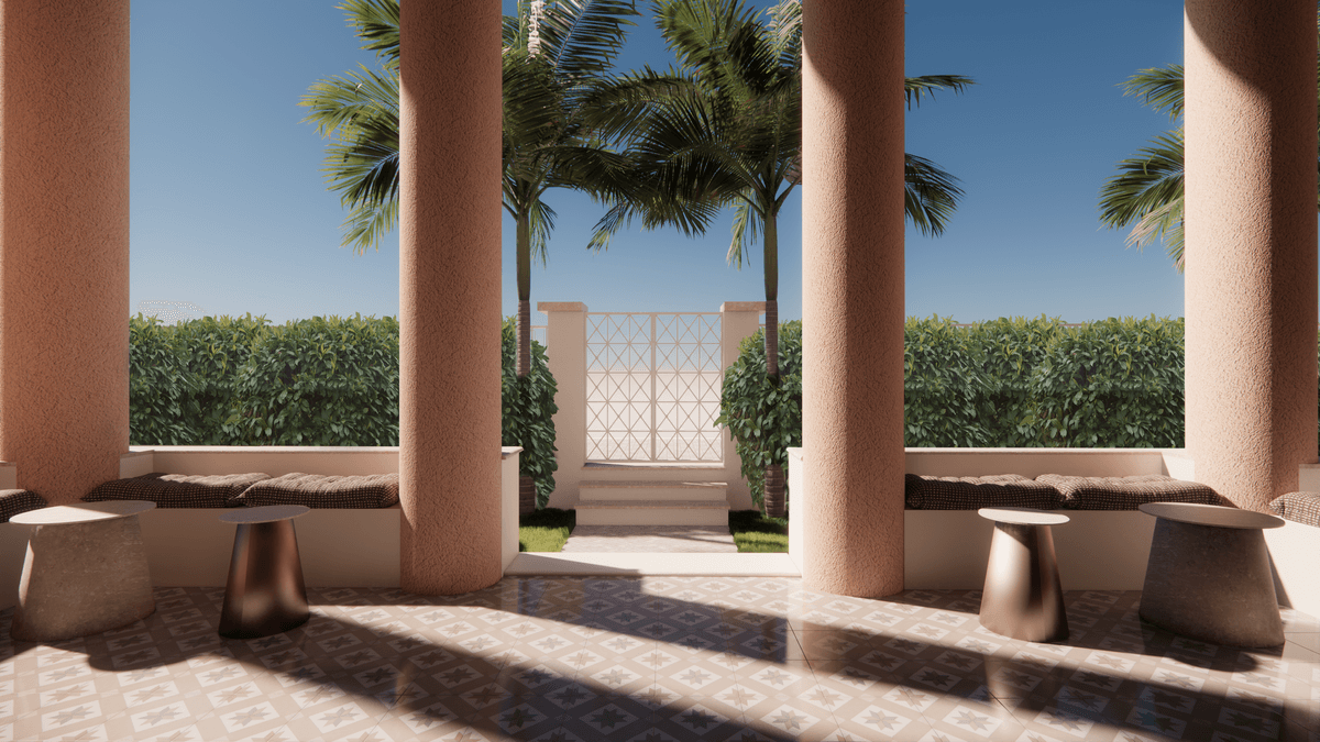 Athens Aenaon Park New Residences - Private Club for Residents - Entrance