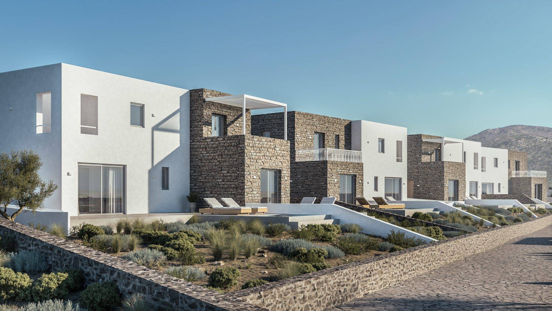 Paros Project, Villa A8: Last Call For Golden Visa In Paros Island: Two beautifull New Built maisonettes for sale!!