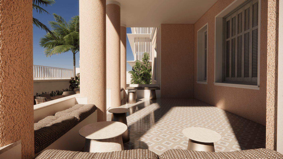 Athens Aenaon Park New Residences - Private Club for Residents - Entrance