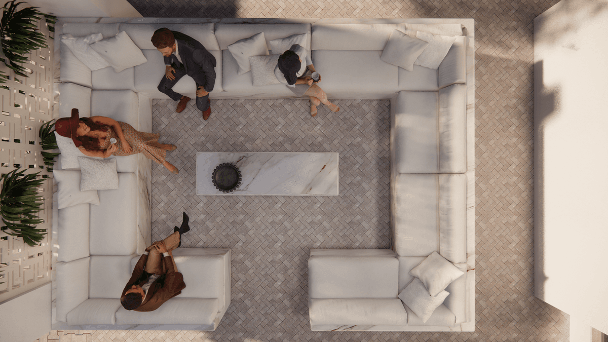Athens Aenaon Park New Residences - Private Club for Residents - Communal Area