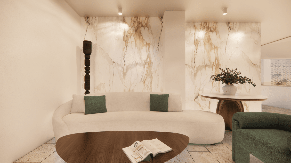 Athens Aenaon Park New Residences - Private Club for Residents - Lounge