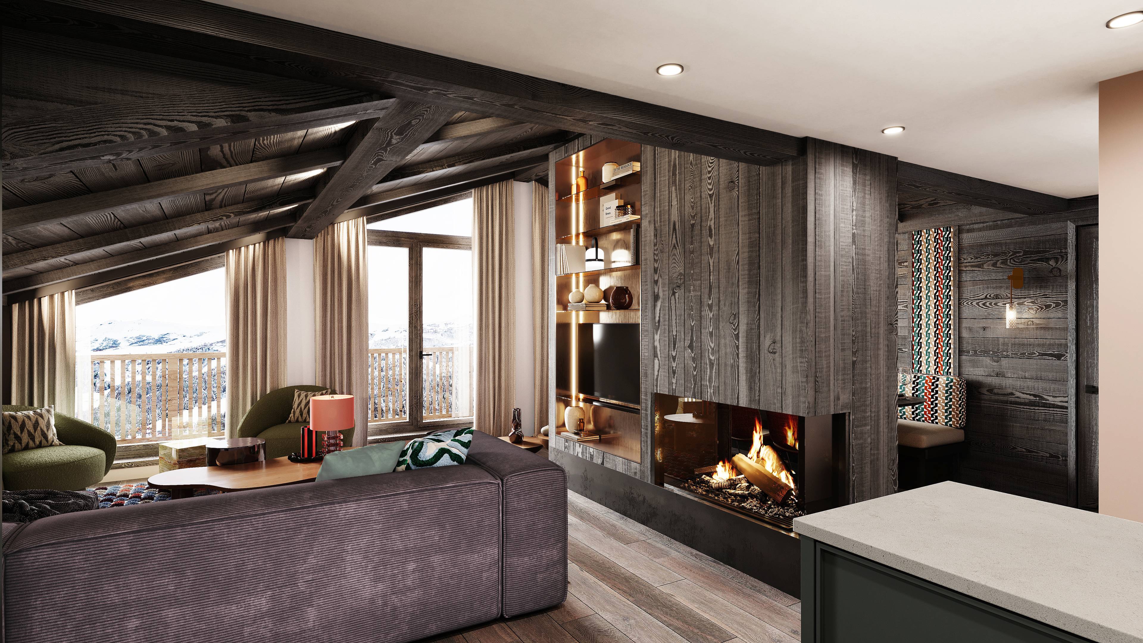 Courchevel new Luxury Residence 5 bedroom Alpine Views Escape