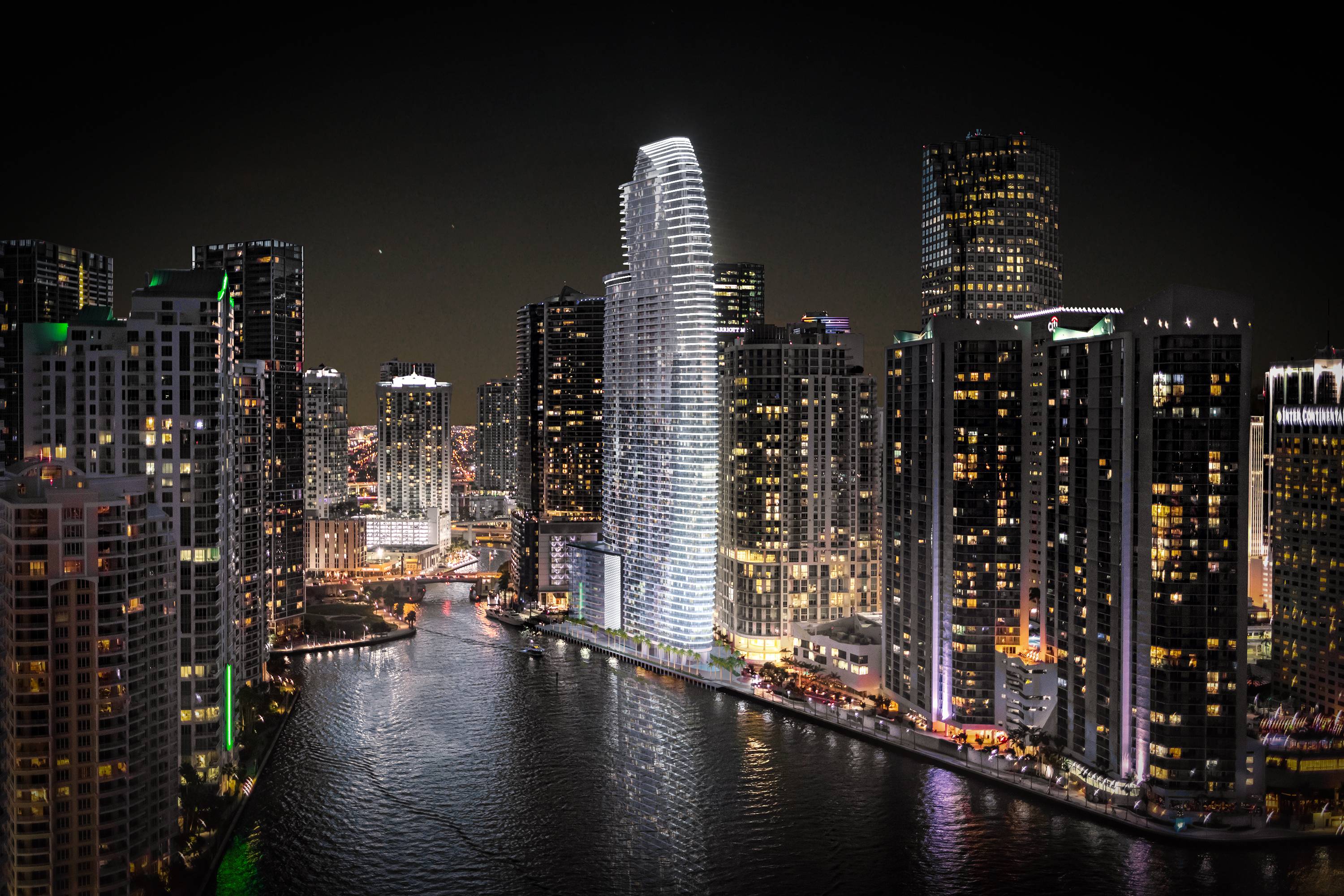SKY LEVEL FULL FLOOR PENTHOUSE | Ocean Front | Water Access | The Aston Martin Luxury Apartments | Miami