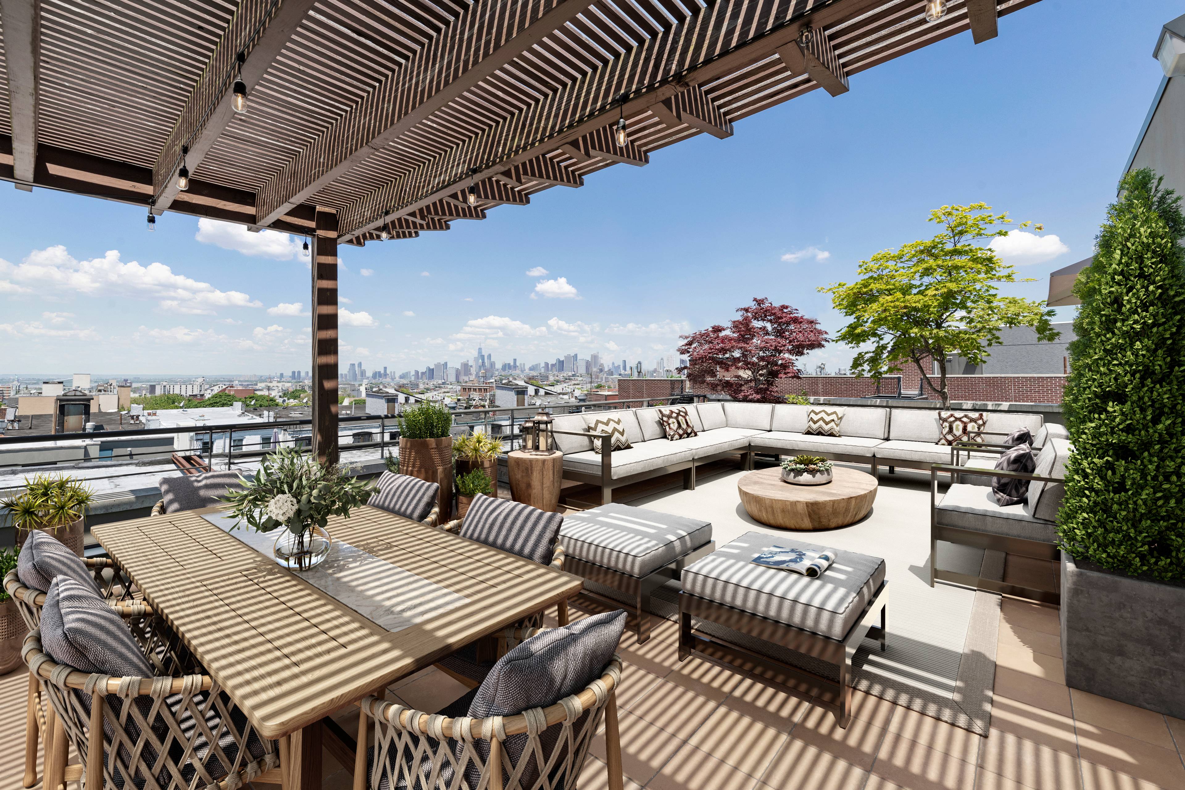 Park Slope Penthouse with Outdoor Oasis and Private Garage