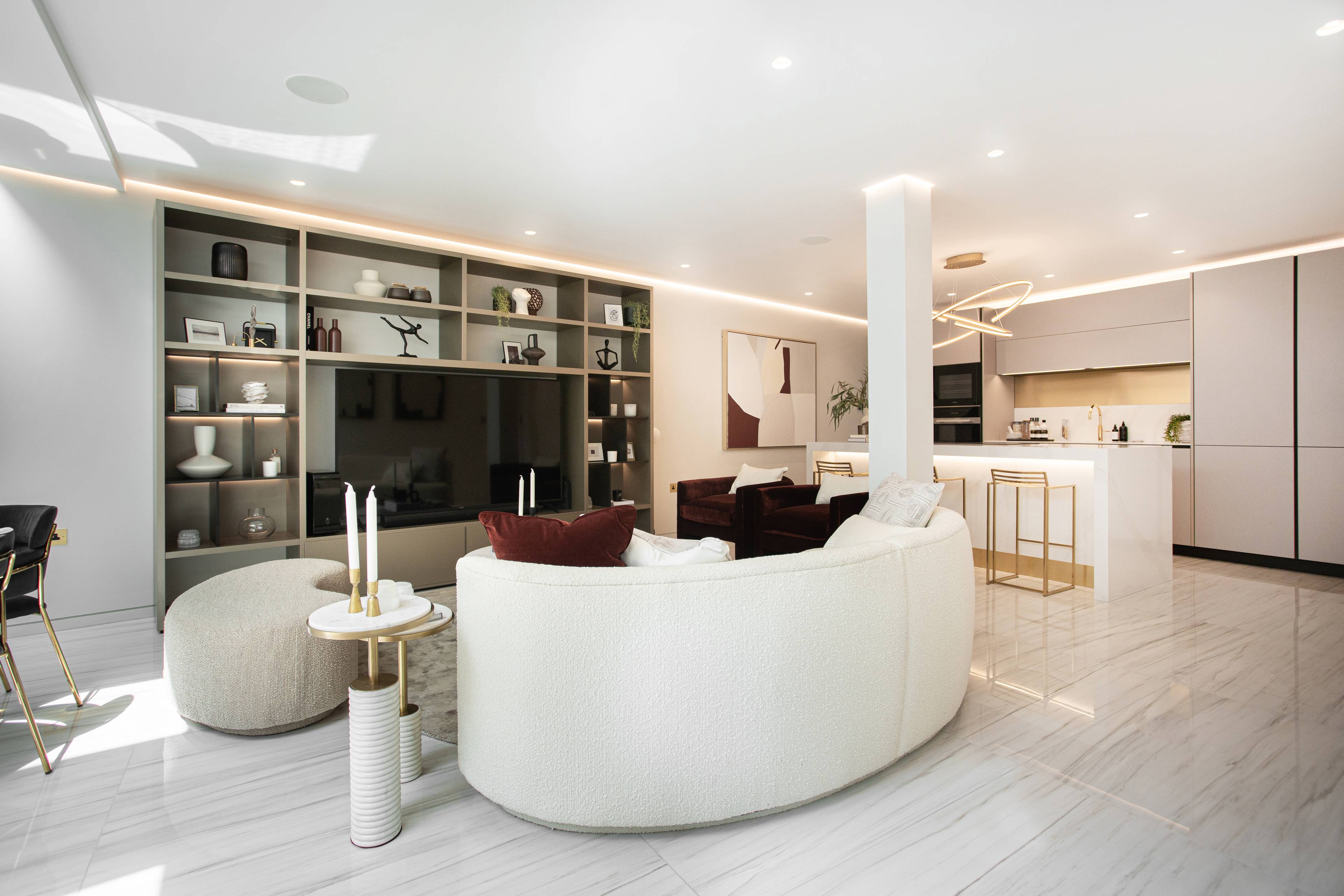Brand new contemporary three-bedroom triplex apartment located moments from Bond Street in London's Mayfair.