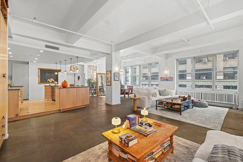 Exceptional and Rare 4,000 Sq. Ft, Live/Work 3 Bed/3 Bath Loft with 2 Home Offices in Hudson Yards