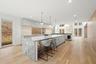 Chef's kitchen, kitchen island and pantry first floor