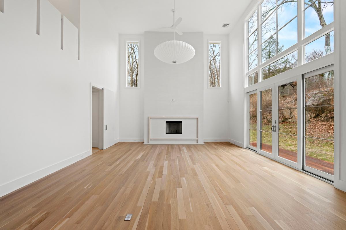 Open living space first floor
