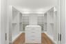 Primary closet and storage space